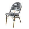 Outdoor Furniture Set PVC Rattan Chair Outdoor Chairs Suitable for Courtyard Garden Waterproof Metal Table and Chairs
