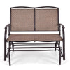 Iron Patio Rocking Chair for Two