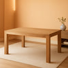 Antique Natural Oak Transitional Rectangular Dining Table-0