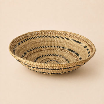 Yanomami Handwoven Vine Basket, Brazilian Indigenous Art