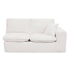 Modern Boucle L-Shaped Sectional Sofa with Two Moveable Ottomans,
