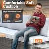 Seven Piece Outdoor Conversation Set with Coffee Table