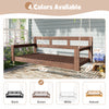 Acacia Wood Porch Swing Bed — Twin Size