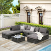 Outdoor Patio Seating Set 8-piece set with Cushions for Patio, Garden