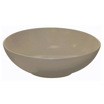 Modulo Nature Stoneware Round Salad/Serving Bowl, Deep 9.5" - Gray
