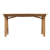 Extendable Acacia Wood Outdoor Dining Table
