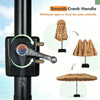 15 x 9 ft Double-Sided Solar LED Patio Umbrella