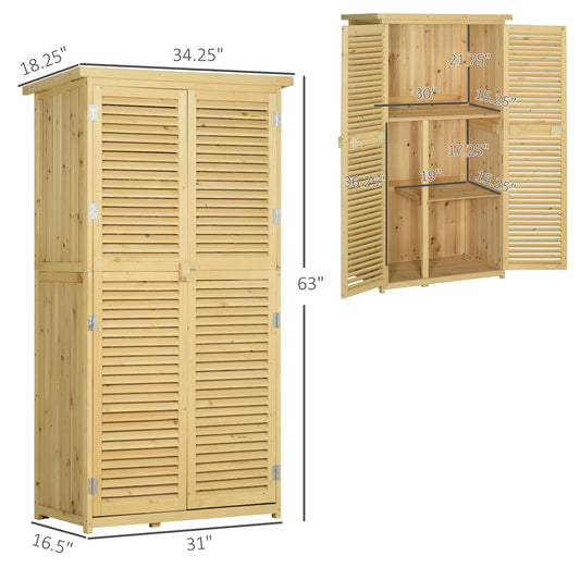 Garden Storage Shed — 5' × 3'