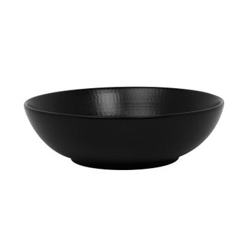 Modulo Nature Stoneware Salad/Serving Bowl, Deep 9.5" - Black