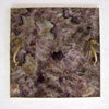 Amethyst Agate Serving Tray with Brass Handles, Square