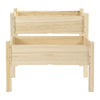 Two-Tier Raised Garden Bed in Fir Wood, 34"