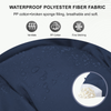 Waterproof Porch Swing Cushion, 70-Inch with Backrest