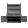 Garden Potting Bench with Storage — Gray