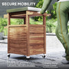 Outdoor Grill Cart — Stainless Top