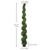 Spiral Topiary Trees — 7 ft Set of 2