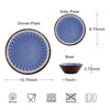 Melamine Dinnerware Sets 12 Pcs Plates and Bowls Sets Melamine Plates Outdoor Dishes Sets Unbreakable Dinnerware Serving Dishes
