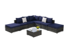 Outdoor Patio Seating Set 8-piece set with Cushions for Patio, Garden