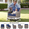 5-Piece All-Weather Wicker Patio Furniture Set