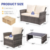 Krofem 4-Piece Patio Furniture Set