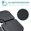 130 lb Fillable Cantilever Patio Umbrella Base, Square 4-Piece