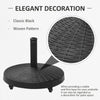 20.5" Heavy Duty Rolling Umbrella Base with Locking Wheels