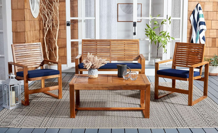 Glass-top center table