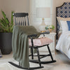 Black Poplar Windsor Wood Rocking Chair