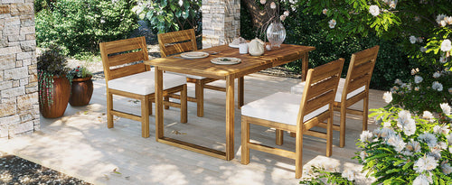 Premium acacia wood construction
