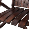 Fir Wood Porch Rocking Chair in Brown