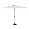 Rectangle Patio Umbrella With Crank Lift And Tilt Function