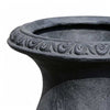 Antique Black MGO Garden Urn Planter, 26" Tall
