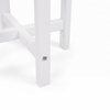 16-Inch HDPE Round Outdoor Side Table for Patio, Porch or Poolside