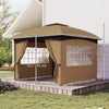 11 x 11 ft Double-Roof Outdoor Gazebo with Curtains