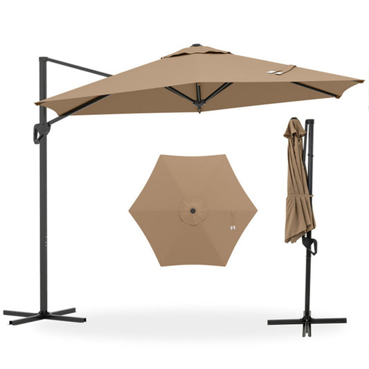9 x 8.2 ft Cantilever Offset Patio Umbrella