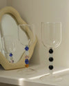 Set of 2 Pcs Gemstone Bordeaux Wine Glasses Set ( $24.9 each ) -