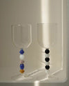 Set of 2 Pcs Gemstone Bordeaux Wine Glasses Set ( $24.9 each ) -