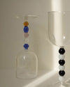 Set of 2 Pcs Gemstone Bordeaux Wine Glasses Set ( $24.9 each ) -