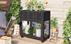Mini Wood Cold Frame — Compact 2-Door