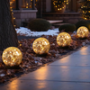 Solar Globe Lights Outdoor, Waterproof Garden Ball Lights