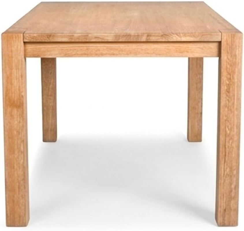 Antique Natural Oak Transitional Rectangular Dining Table-4