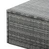 5-Piece PE Wicker Patio Set with Wood-Top Coffee Table