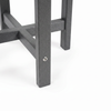 16-Inch HDPE Round Outdoor Side Table for Patio, Porch or Poolside