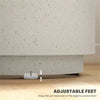 Terrazzo-Look Side Table, Cream White