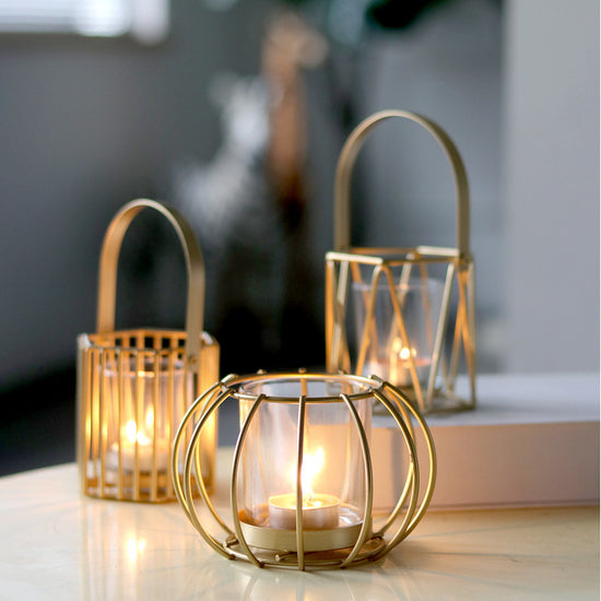 Gilded Pumpkin Tealight