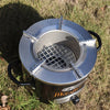 Stainless Steel Charcoal & Wood Outdoor Cooking Stove