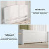 Twin Daybed With Trundle Winter white Natural Pinewood-3