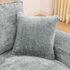 Modern Boucle L-Shaped Sectional Sofa with Two Moveable Ottomans,