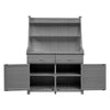 Garden Potting Bench with Storage — Gray