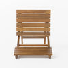 Acacia Wood Folding Outdoor Dining Chair, Set of 2
