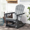 Adirondack Rocking Chair — Light Gray